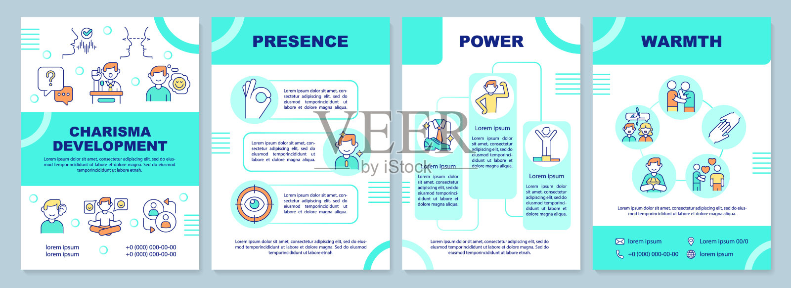 魅力元素宣传册模板设计模板素材