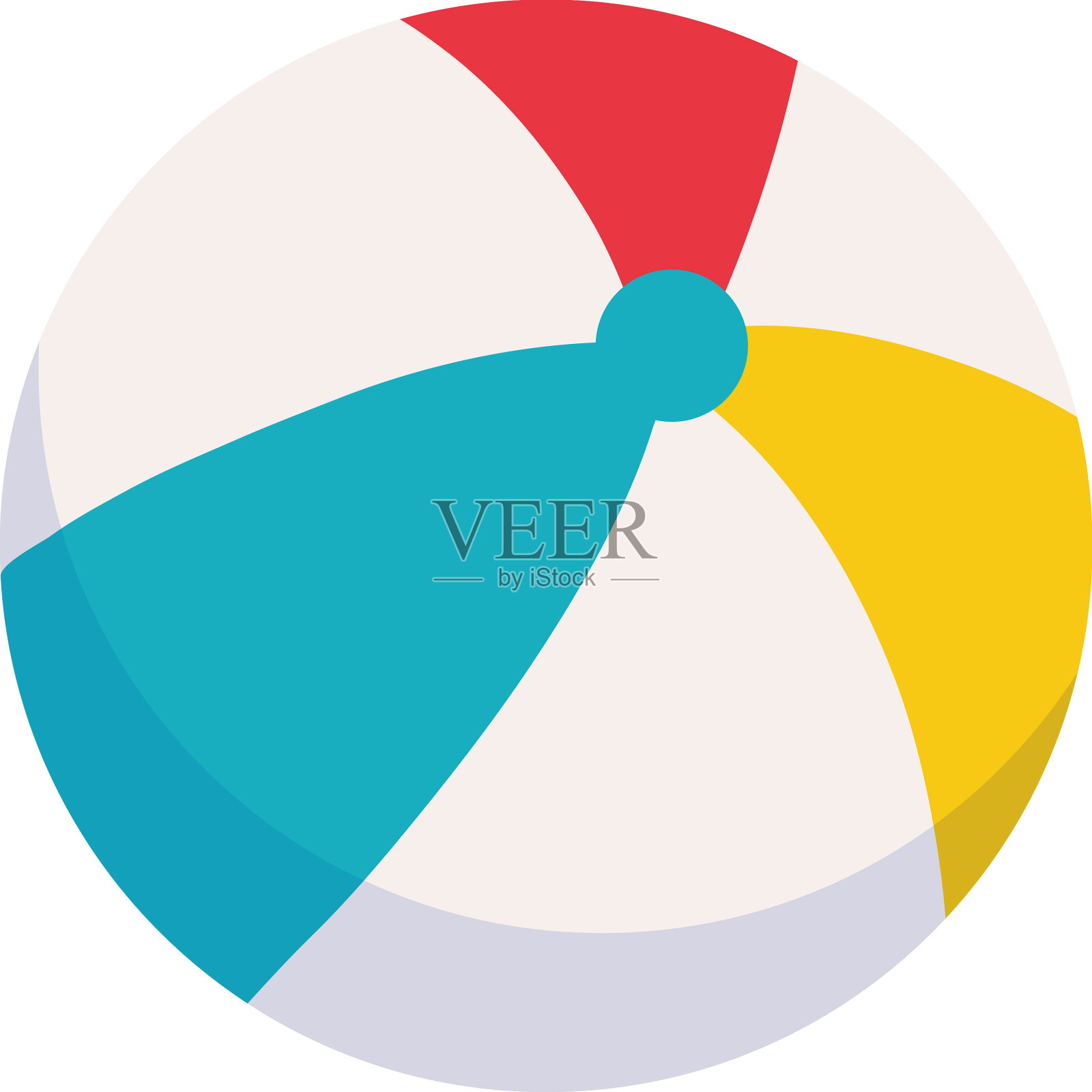 沙滩球图标设计元素图片