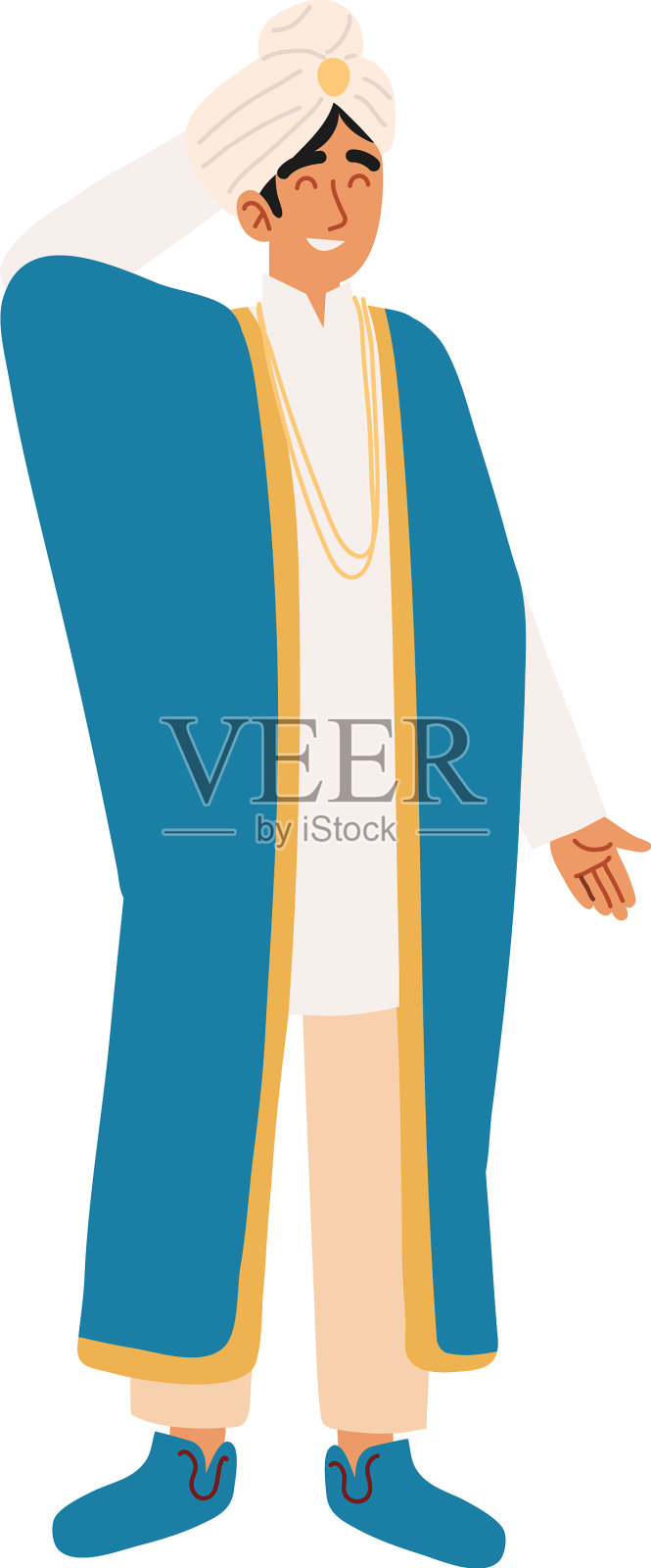 印度教的婚礼新郎设计元素图片