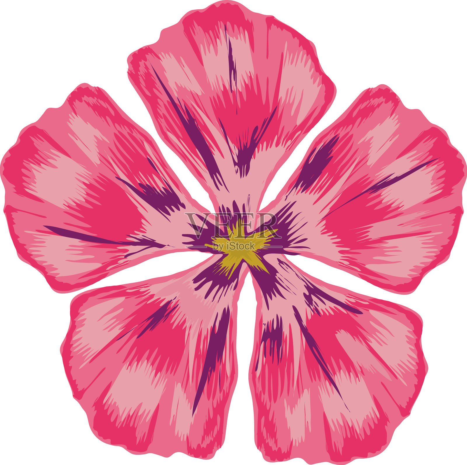 花卡通图标设计元素图片