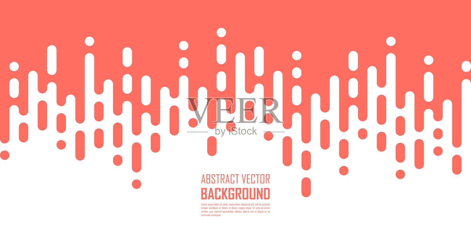 线条圆润的背景。摘要向量背景。插画图片素材