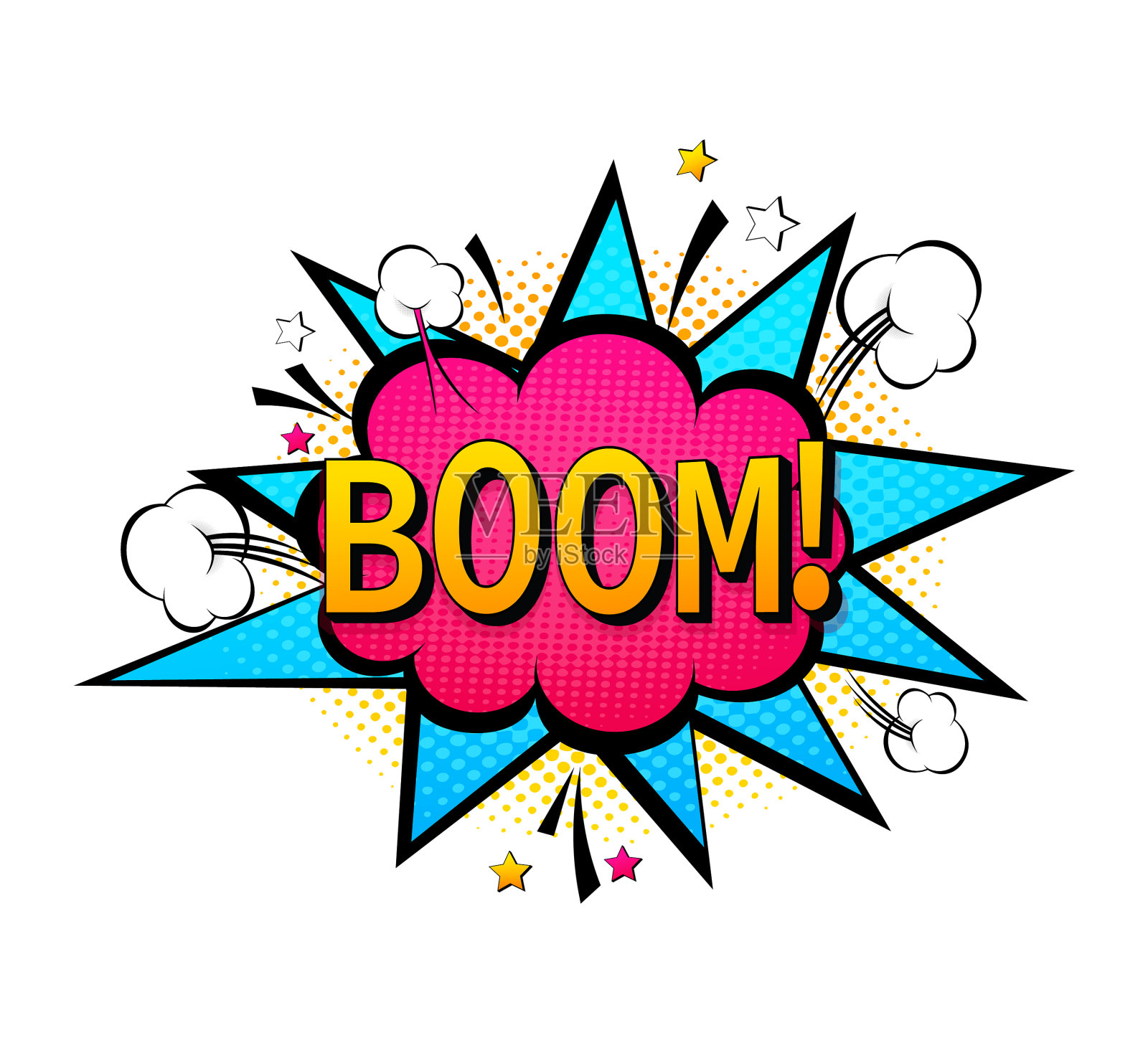 流行乐在复古风格的颜色设计元素图片