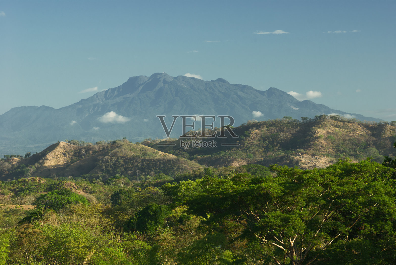 巴鲁火山在巴拿马景观照片摄影图片