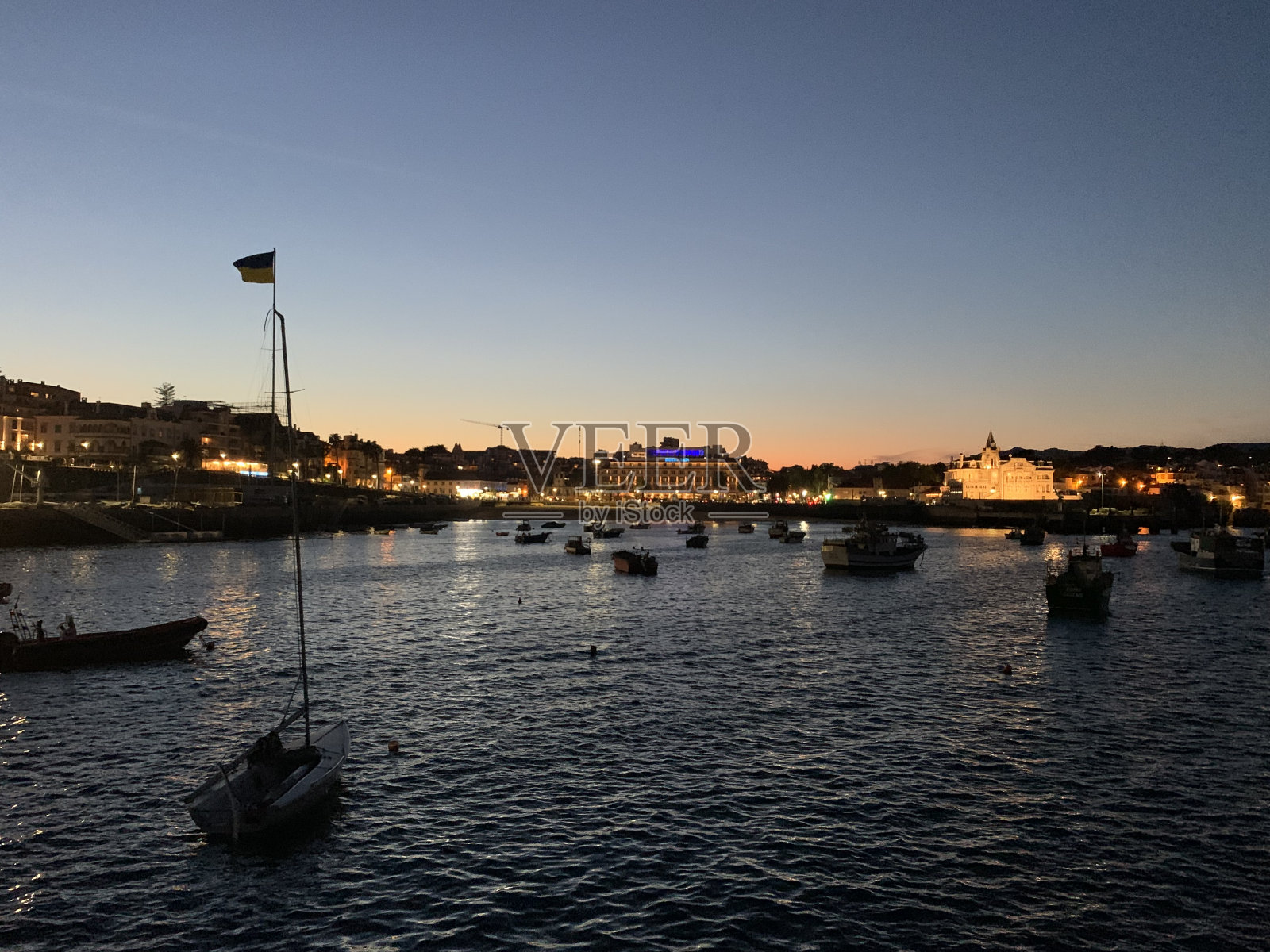 海滩的Cascais照片摄影图片