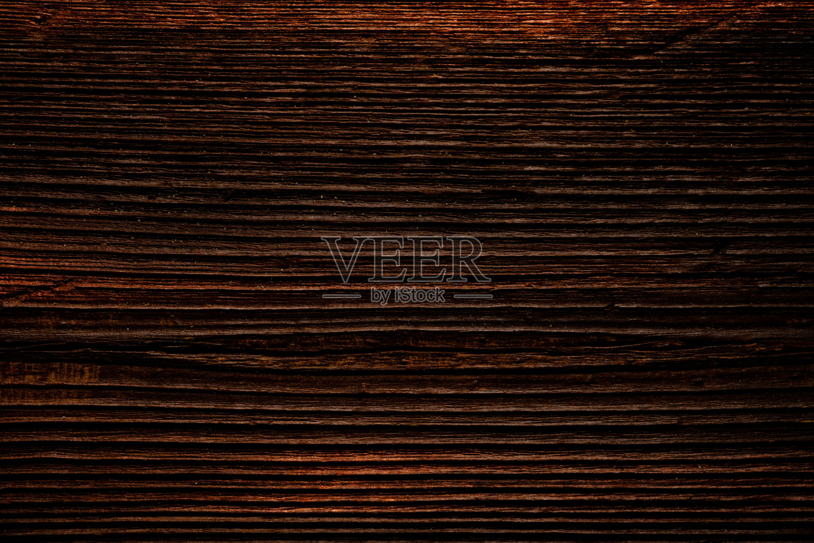 老棕色橡木纹理与刷表面照片摄影图片
