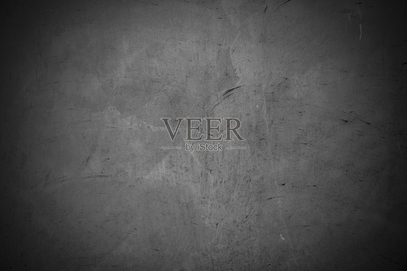 旧墙纹理水泥深黑灰背景抽象灰色彩设计是浅色与白色渐变背景。照片摄影图片