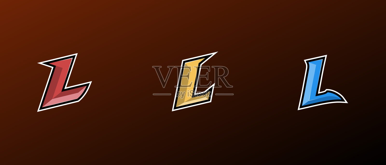 一套初始logo吉祥物设计设计元素图片