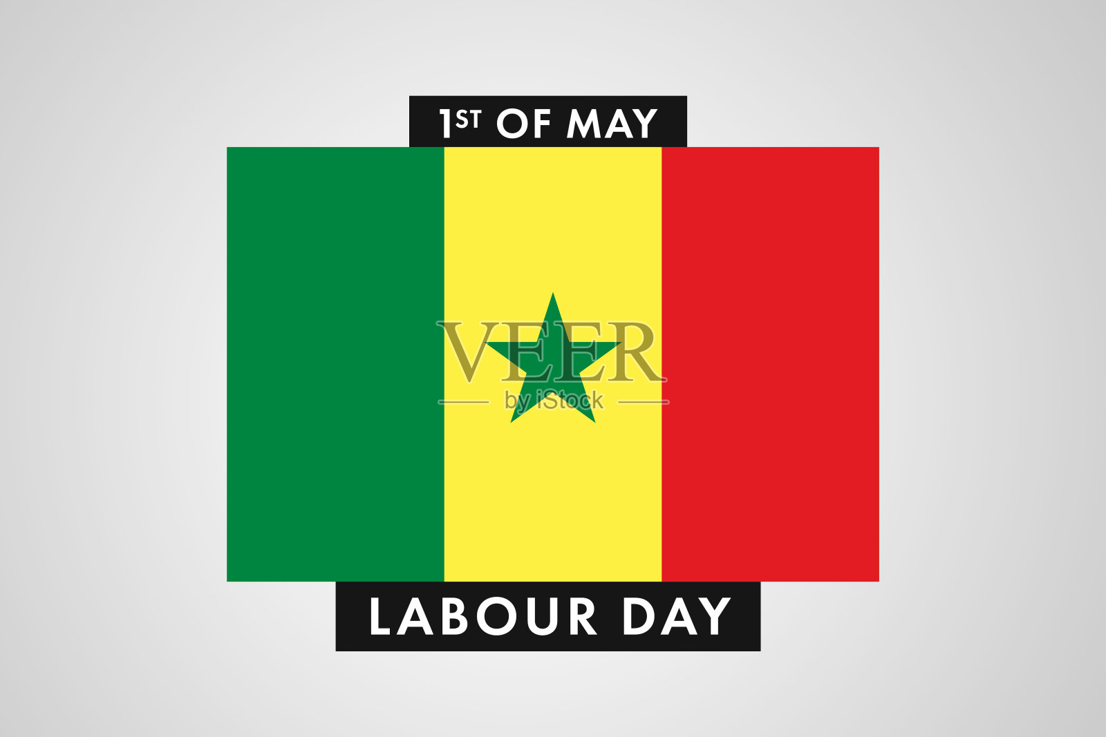 塞内加尔劳动节。塞内加尔国际世界劳动节插画图片素材