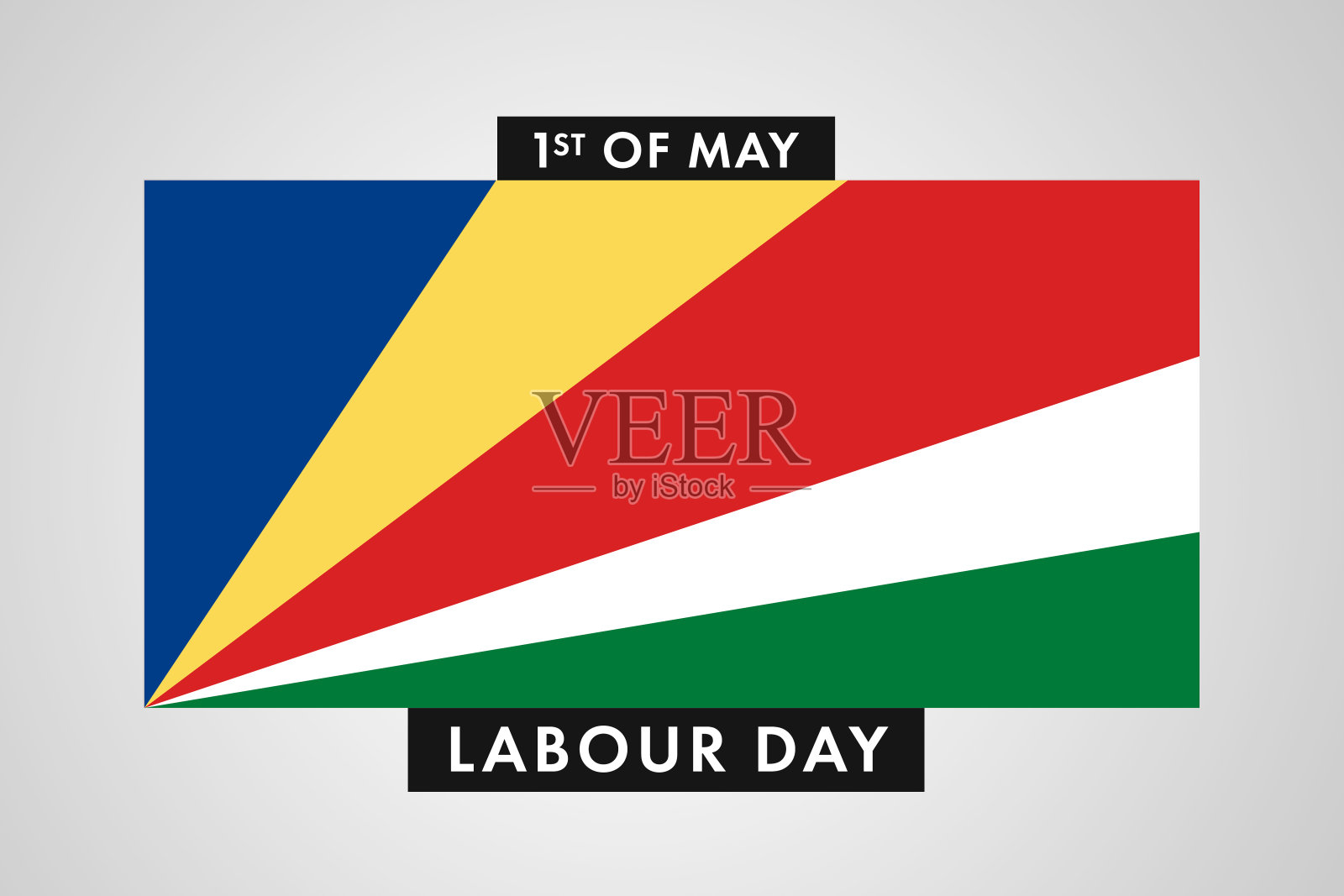 塞舌尔劳动节。塞舌尔国际世界工人日插画图片素材