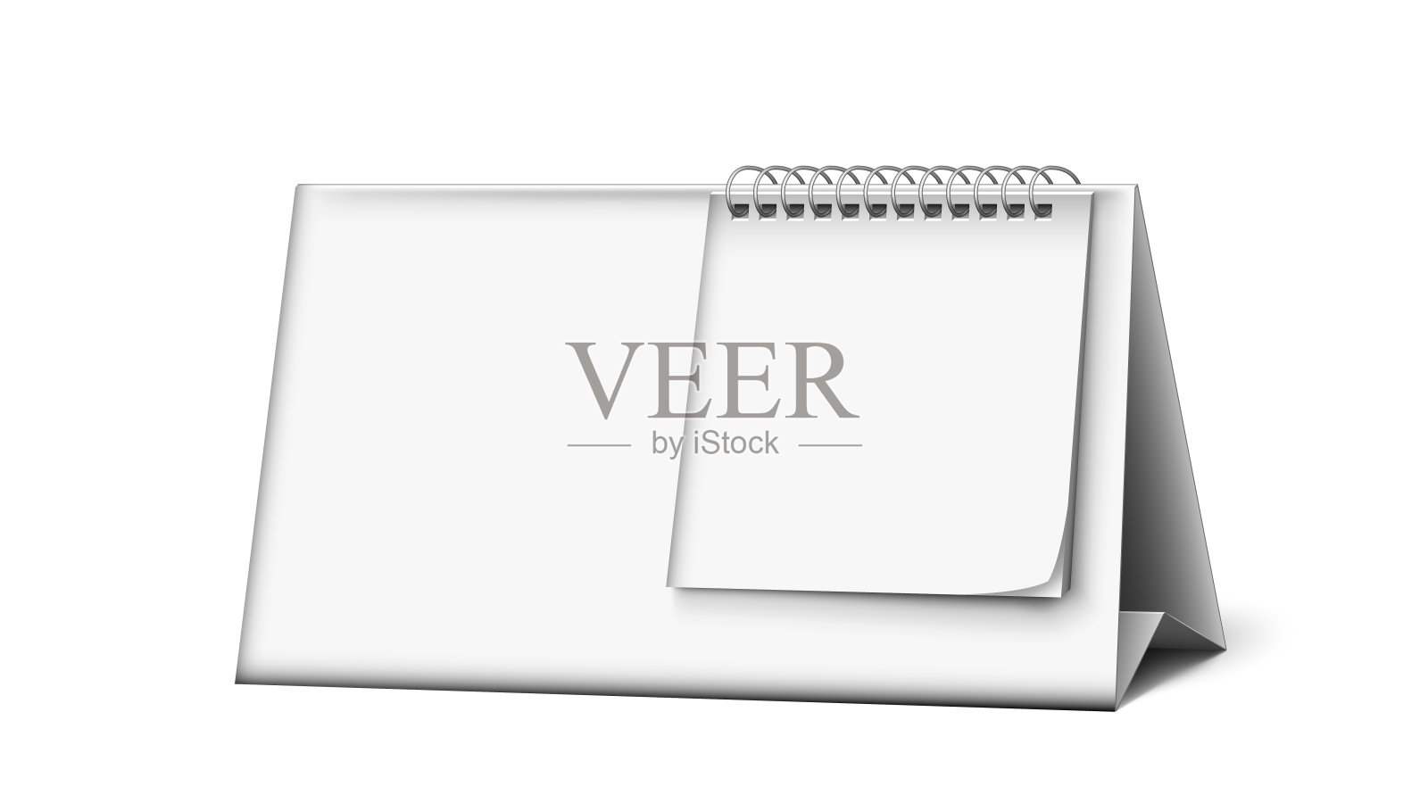 日历日期空白附件表向量插画图片素材