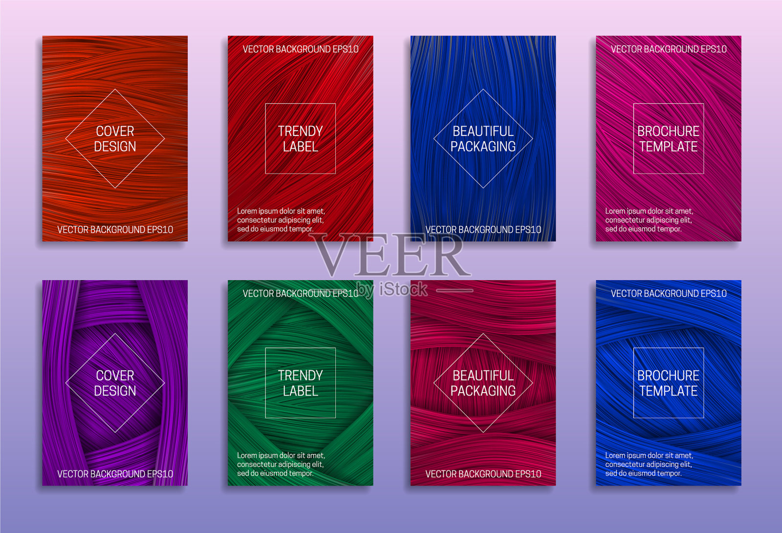 封面设计的创意抽象背景插画图片素材