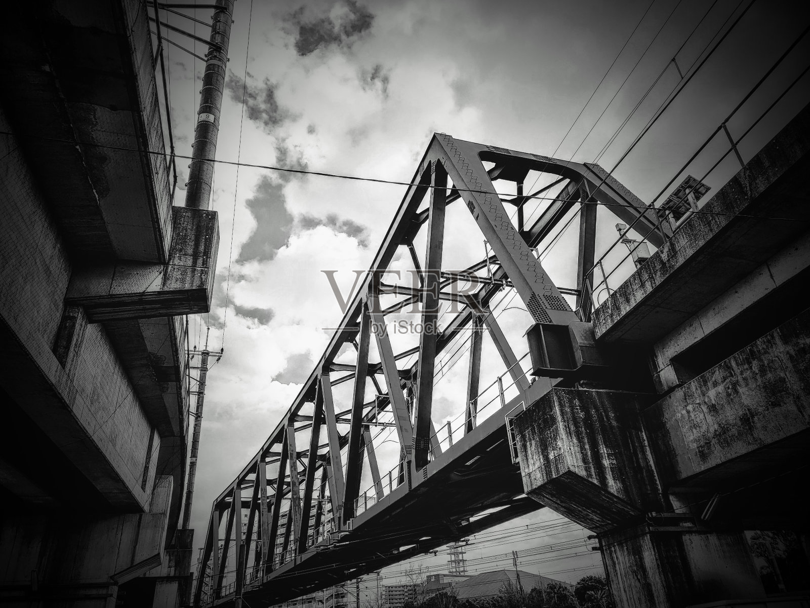 amagaki的铁路桥照片摄影图片