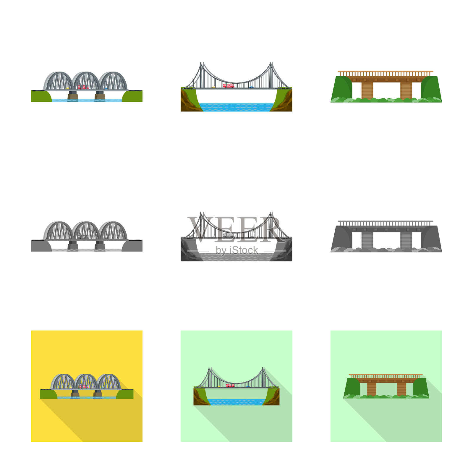 连接与设计标志插画图片素材