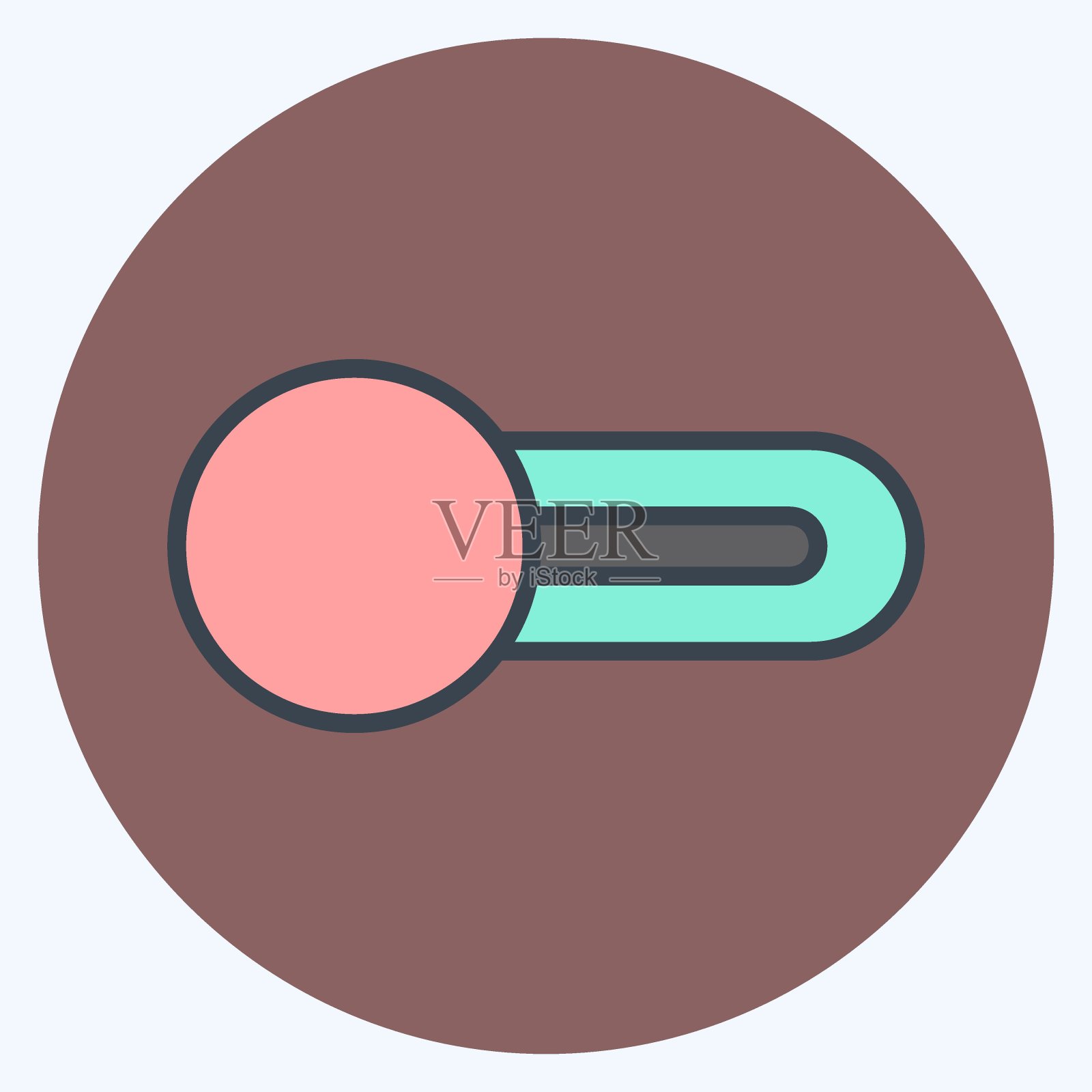 图标关掉。适合网页界面符号。颜色风格交配。简单的设计可编辑。设计模板向量。简单的符号说明插画图片素材