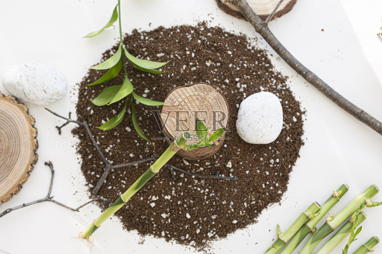 棕壤背景，生态友好型土壤照片摄影图片