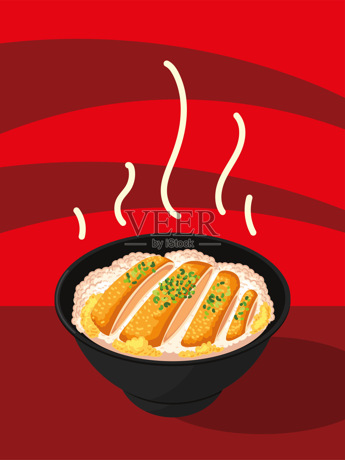 日本食品配方插画图片素材