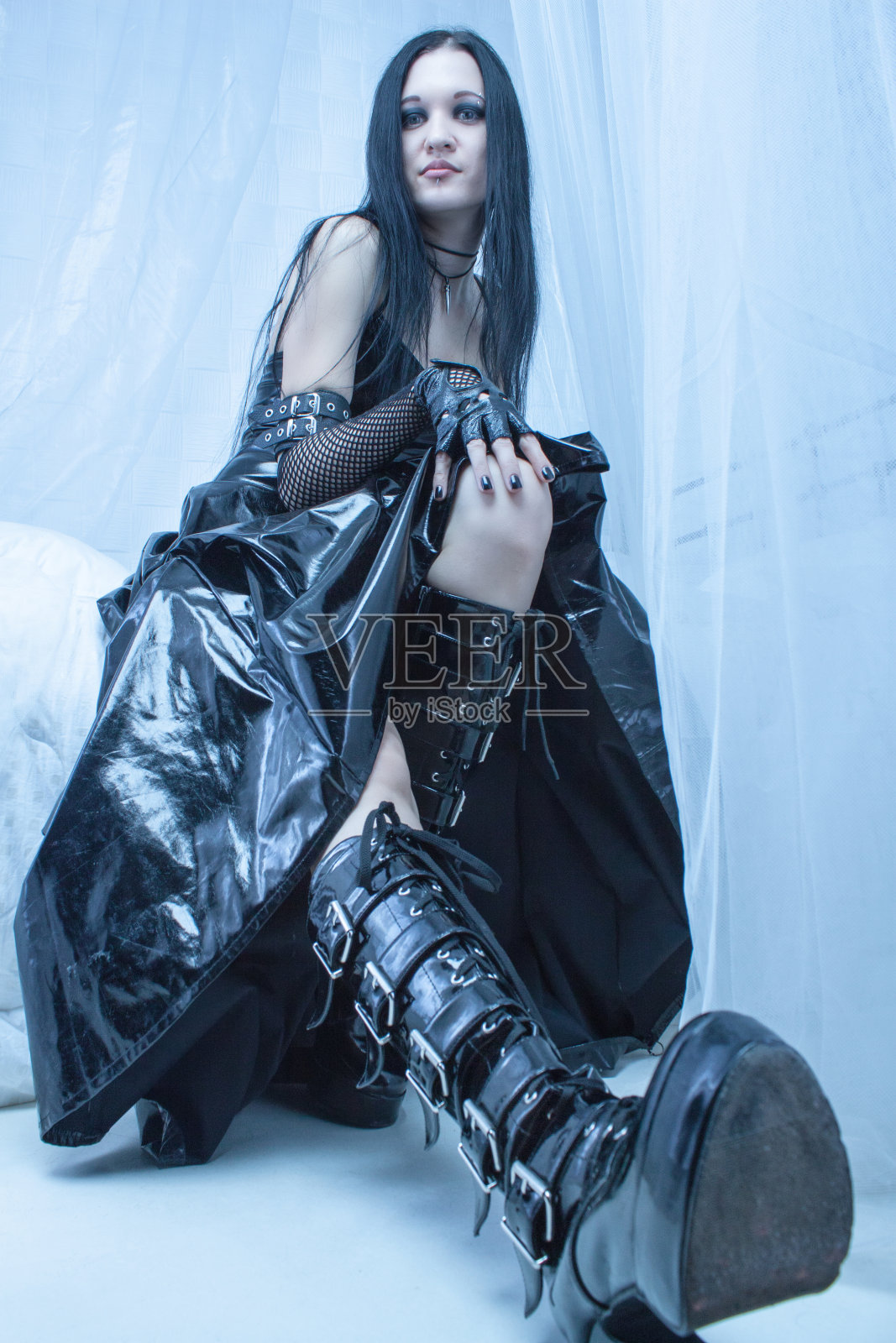 哥特式的女孩照片摄影图片