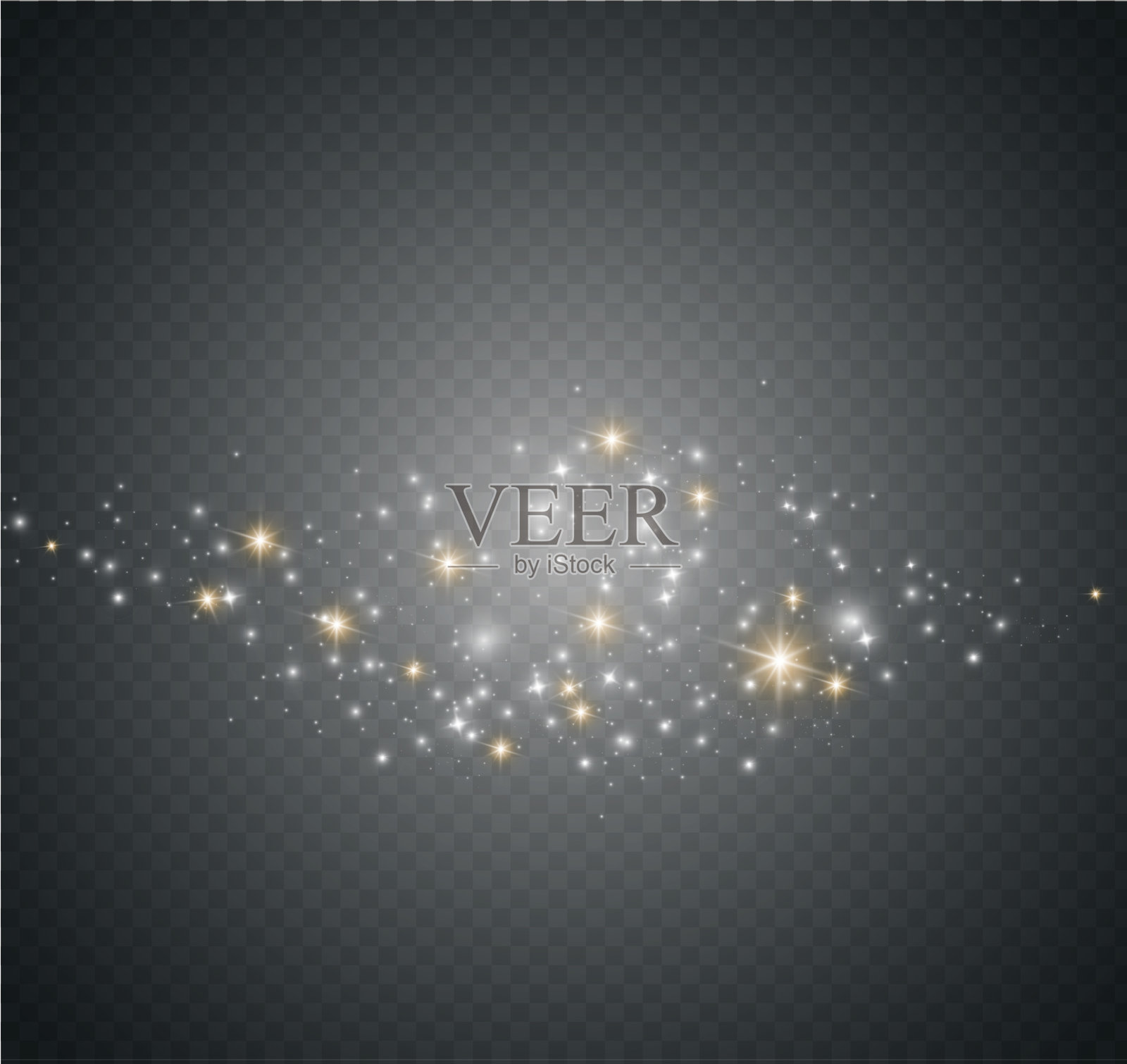 尘埃的火花插画图片素材