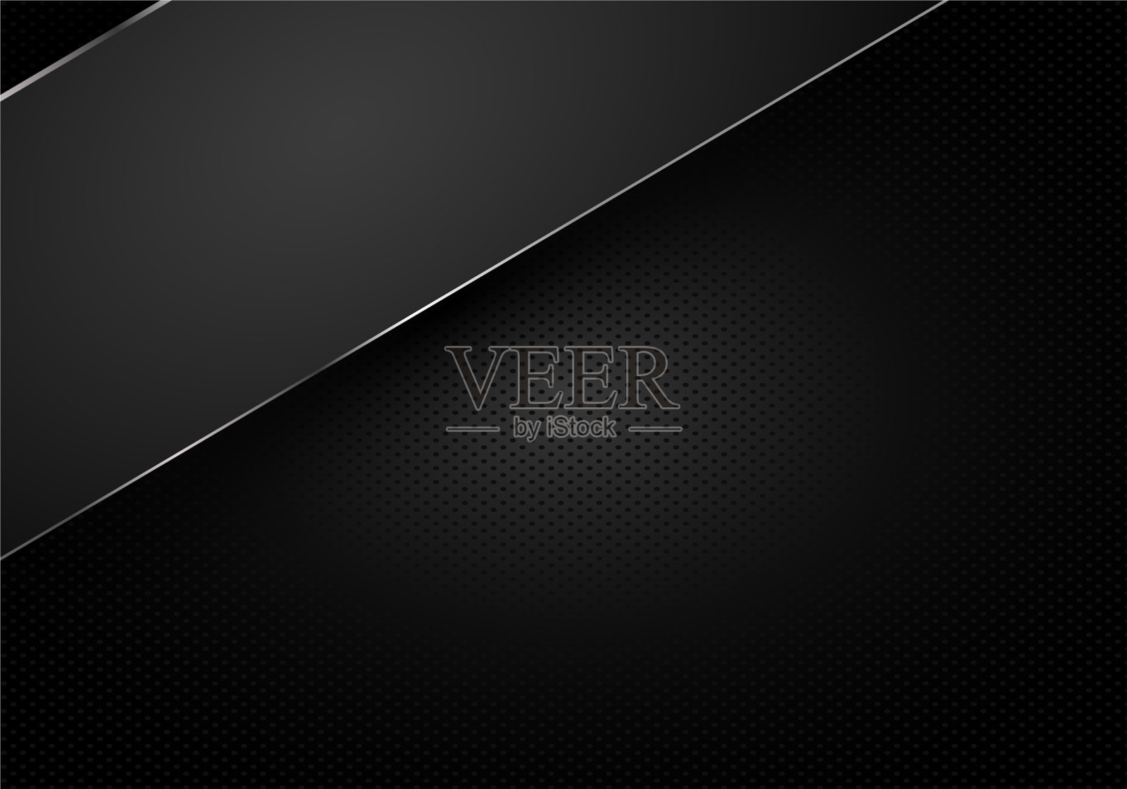 摘要银上暗金属圆网的设计插画图片素材