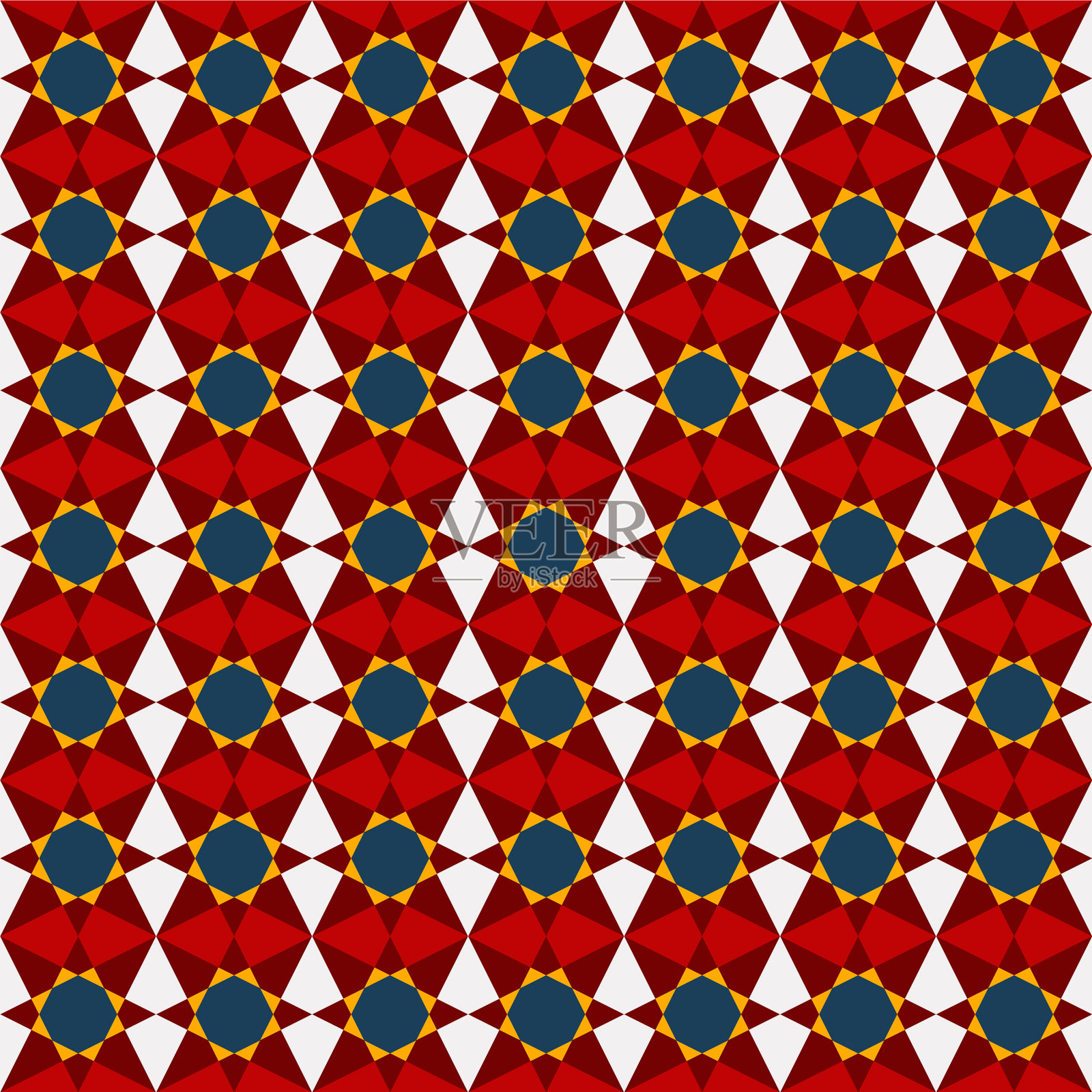 抽象几何无缝图案插画图片素材