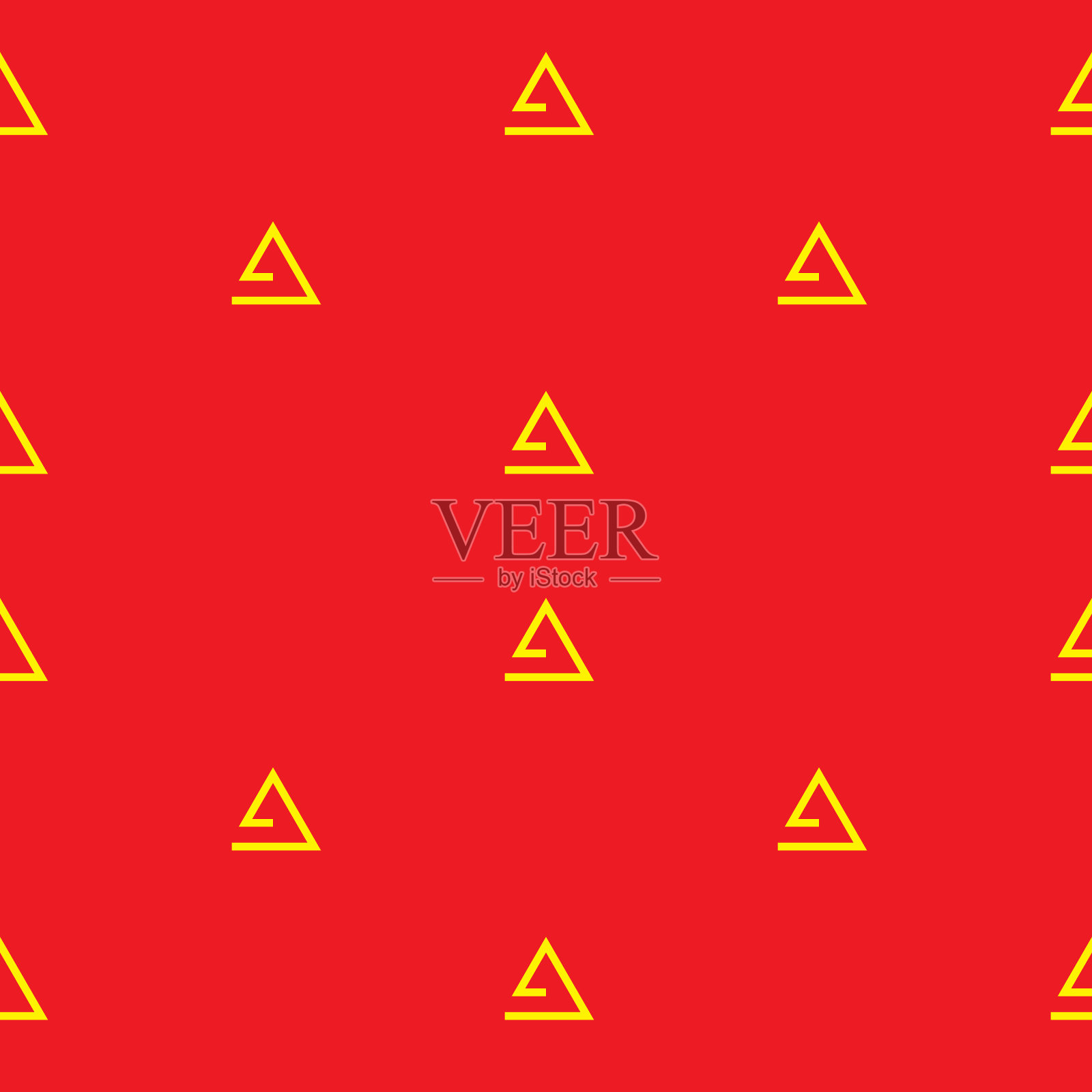 抽象几何三角形无缝图案插画图片素材