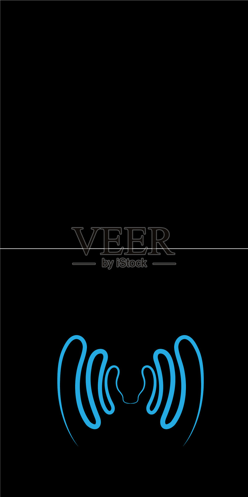 声波插画图片素材