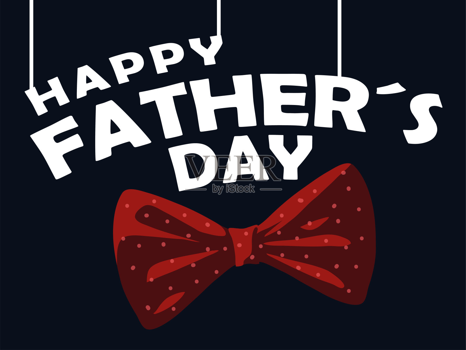 父亲节快乐海报插画图片素材