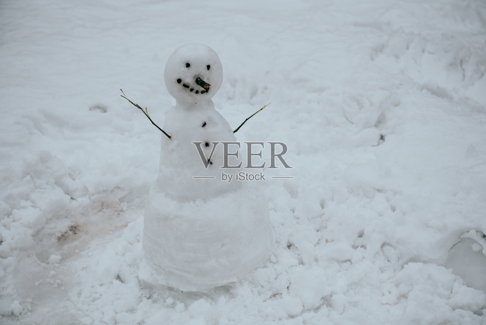 雪人照片摄影图片