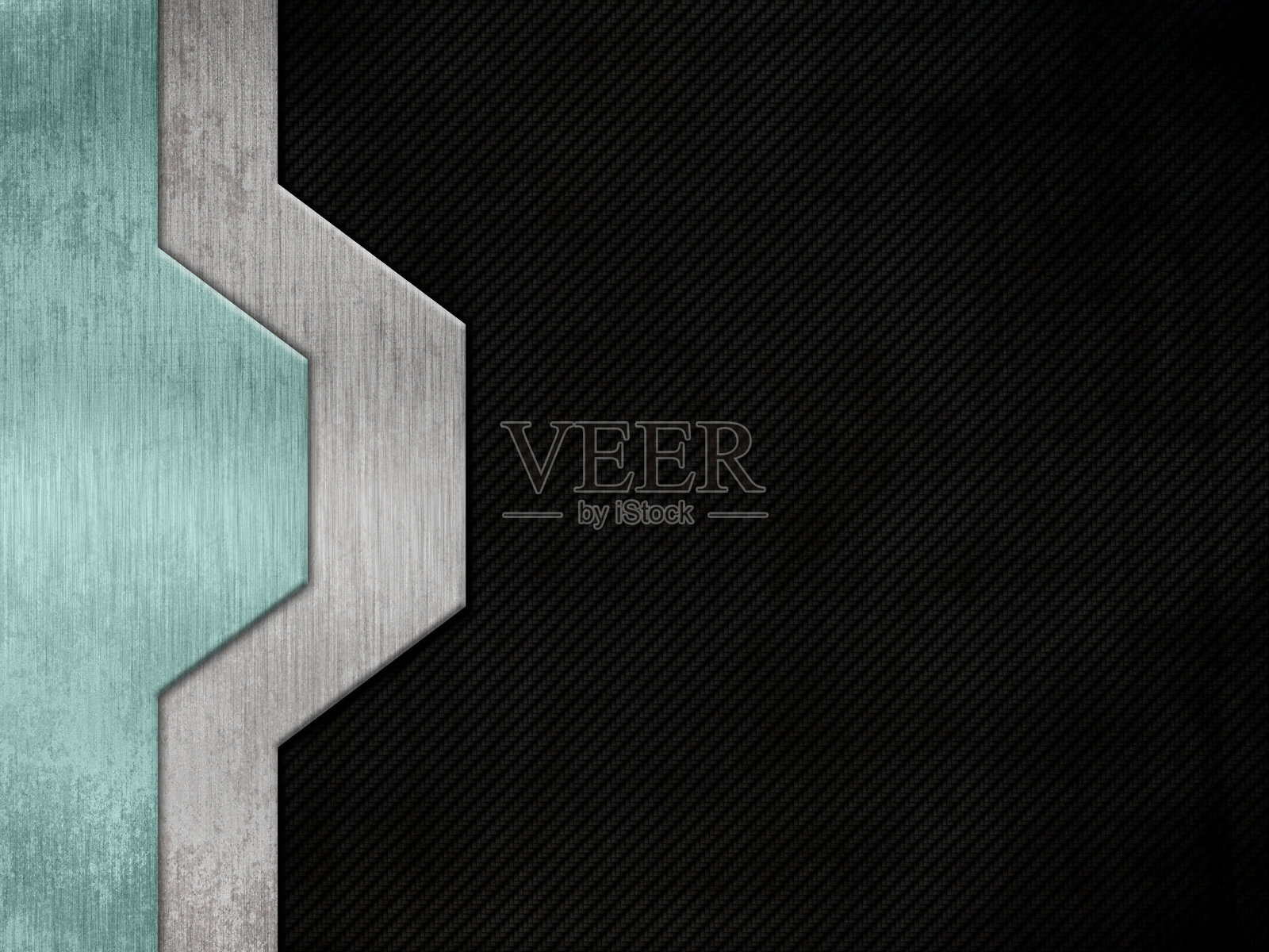 在垃圾碳纤维背景上的抽象金属纹理照片摄影图片