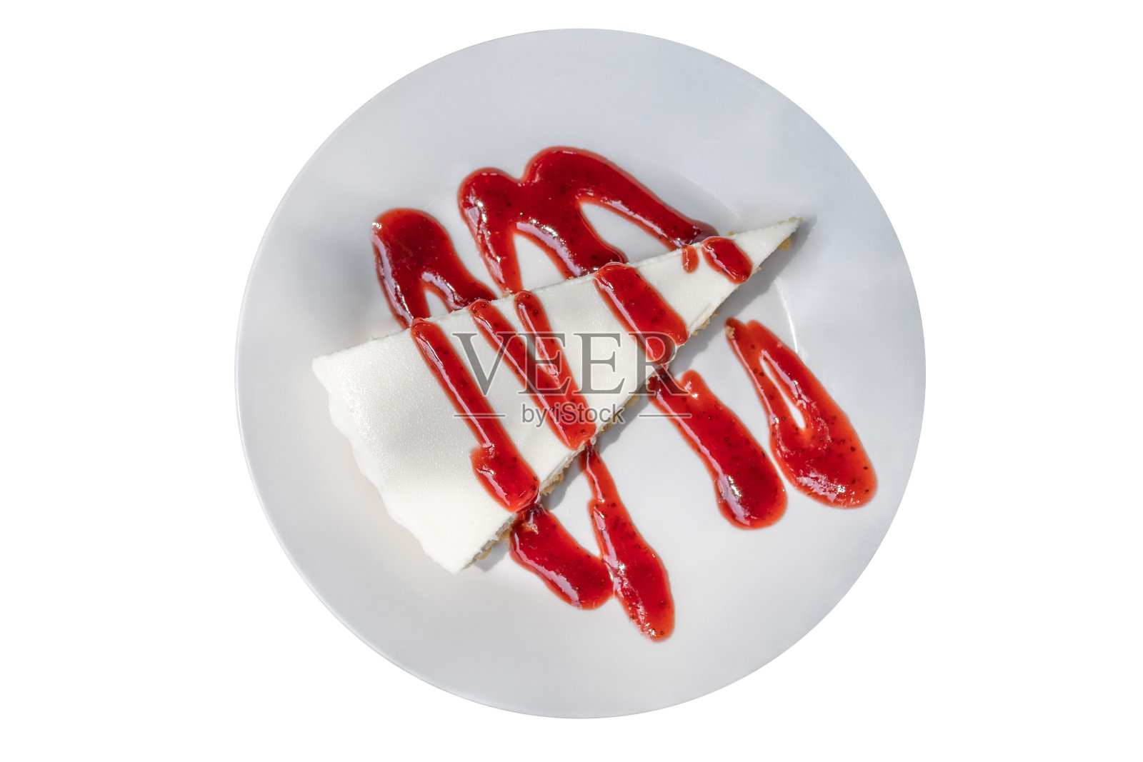 草莓芝士蛋糕照片摄影图片