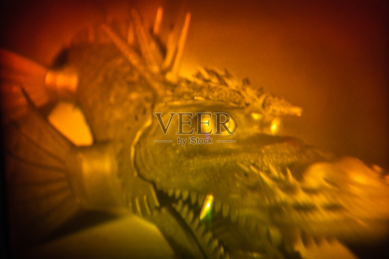 彩龙照片的抽象错觉艺术照片摄影图片