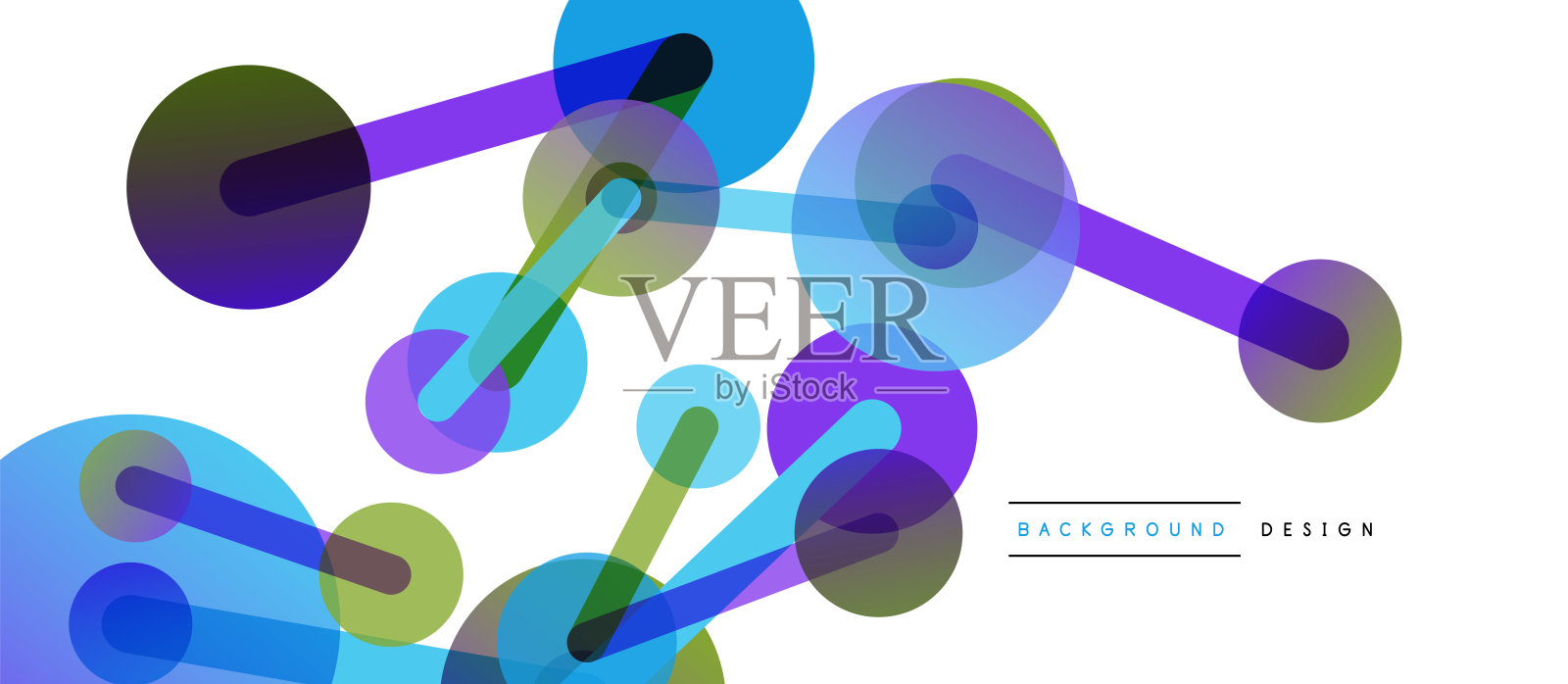 网络概念的抽象背景。点连接。大数据的想法。商业模板墙纸，横幅，背景或着陆插画图片素材