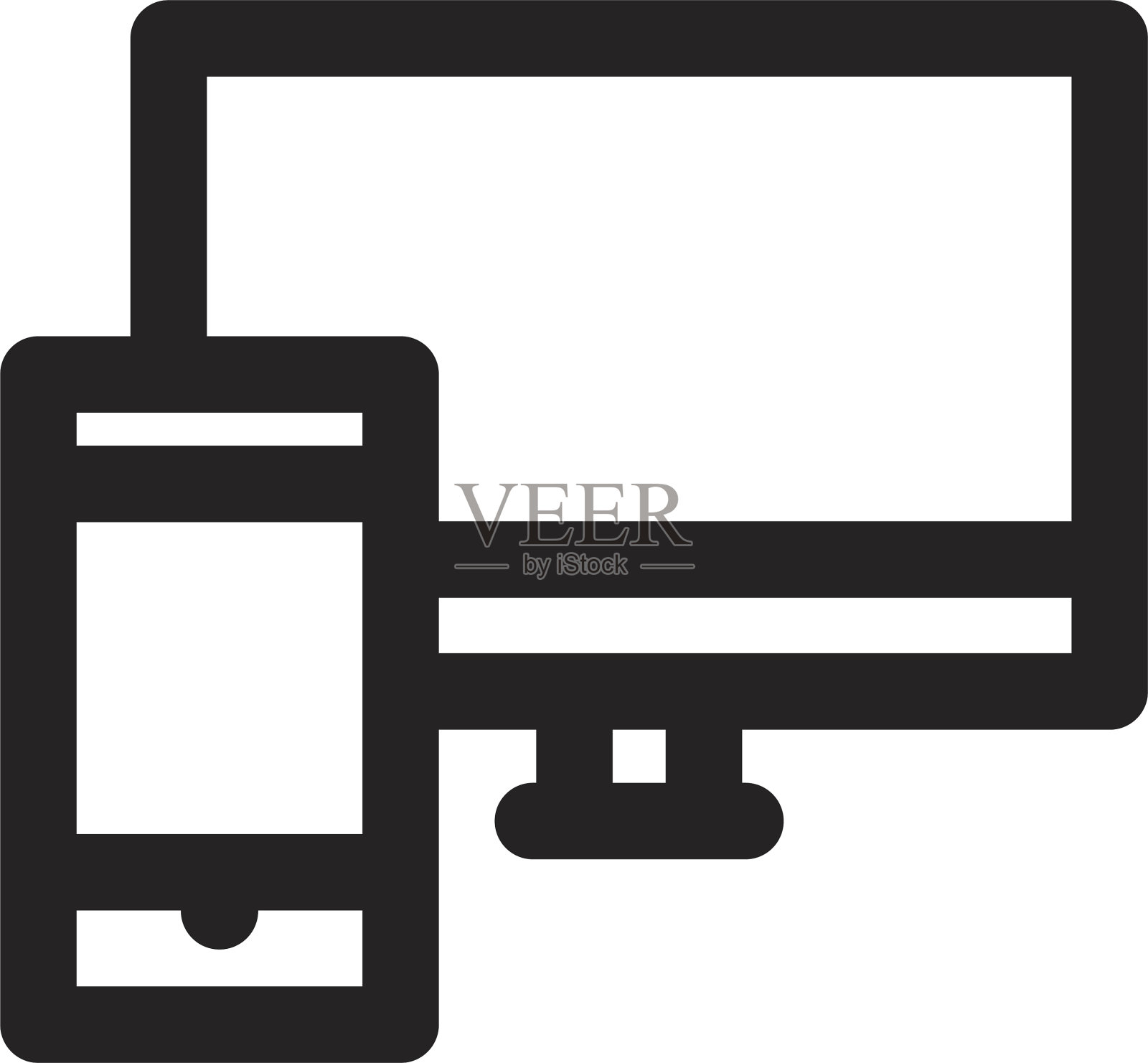 电脑图标插画图片素材