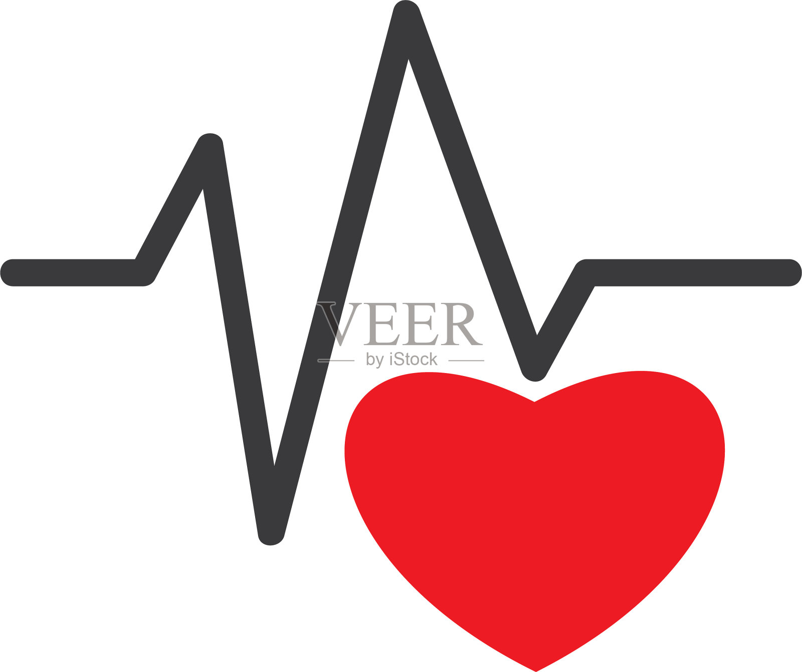 心跳线图标素材