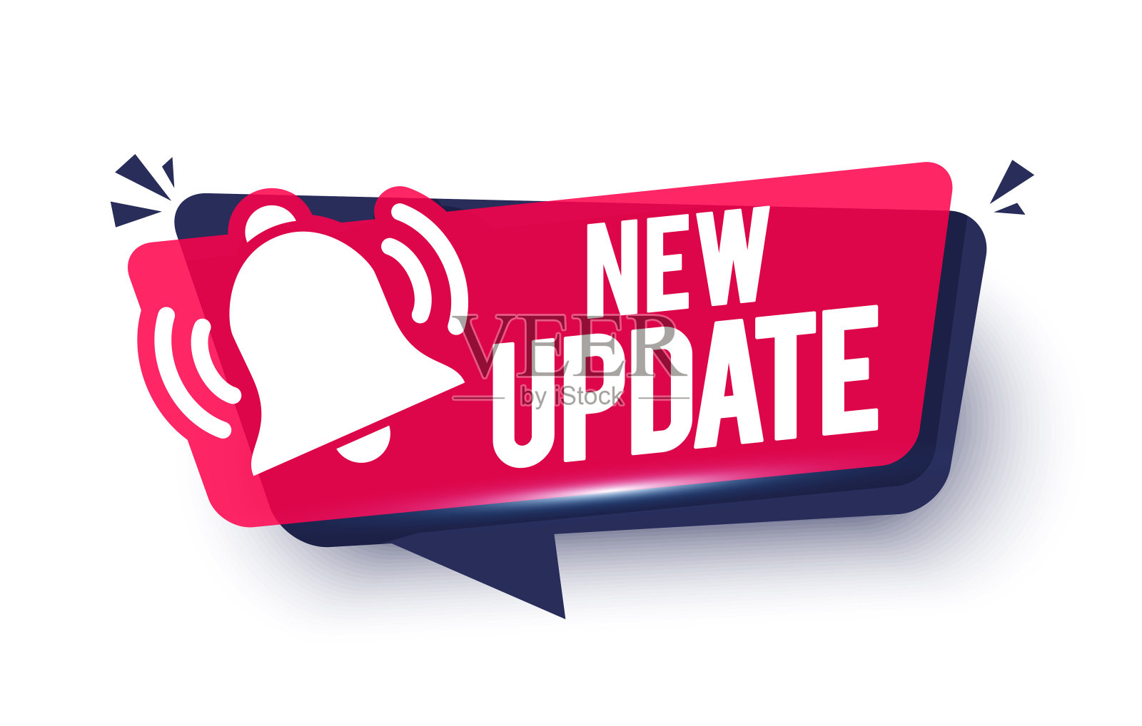 3d语音气泡文本新更新插画图片素材