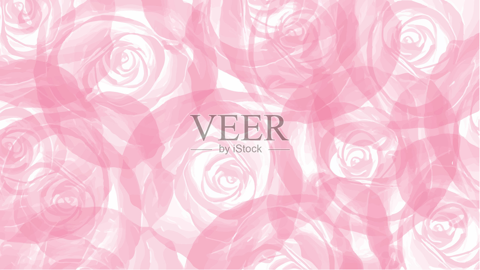 粉色水彩背景为您的设计插画图片素材