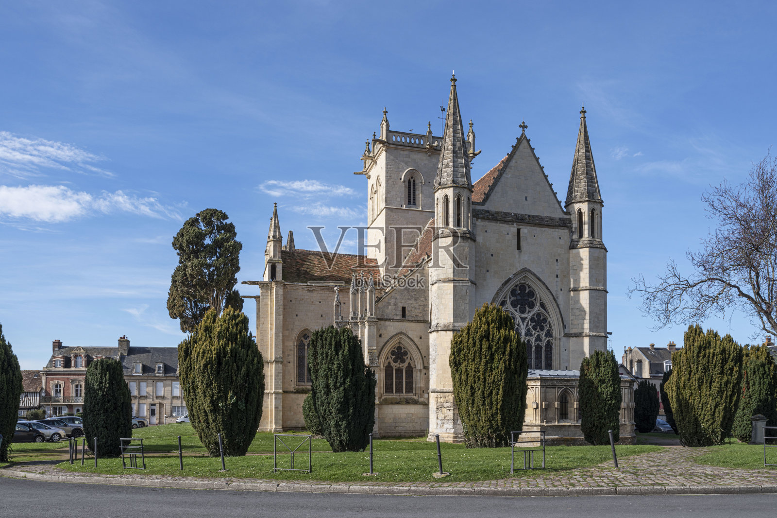 教堂的外部视图照片摄影图片