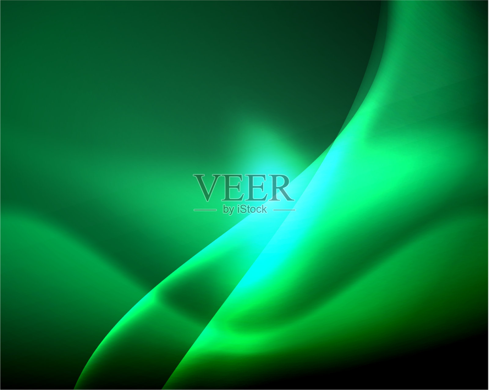 闪亮的颜色明亮的霓虹灯抽象波模板插画图片素材