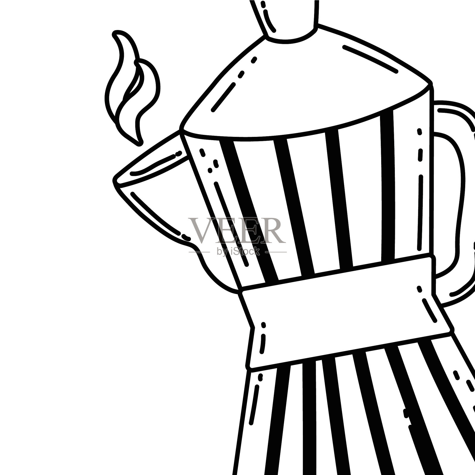 独立咖啡机设计插画图片素材