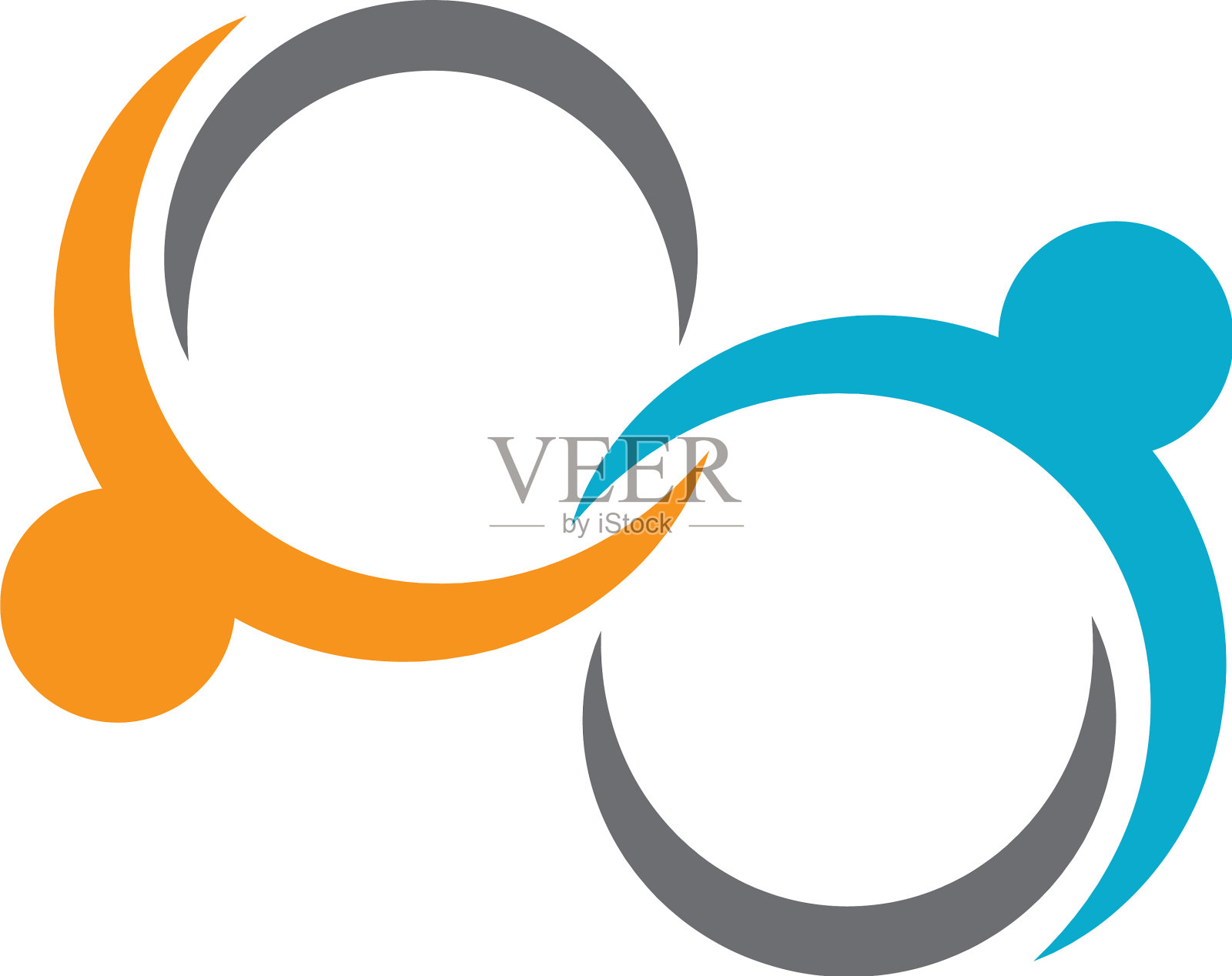 社区关怀标志模板设计元素图片