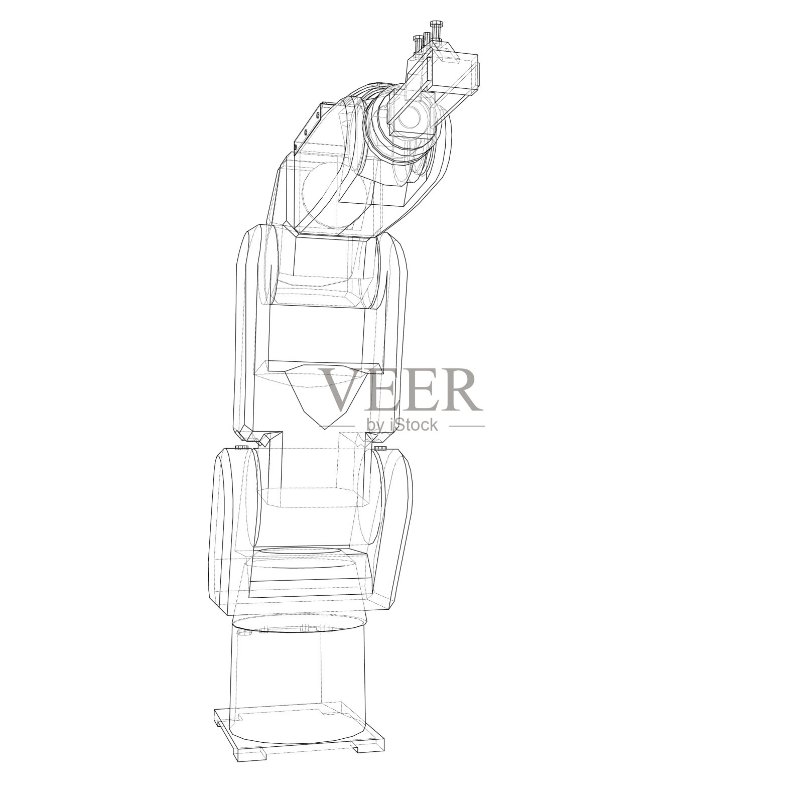 工业机器人机械手设计元素图片