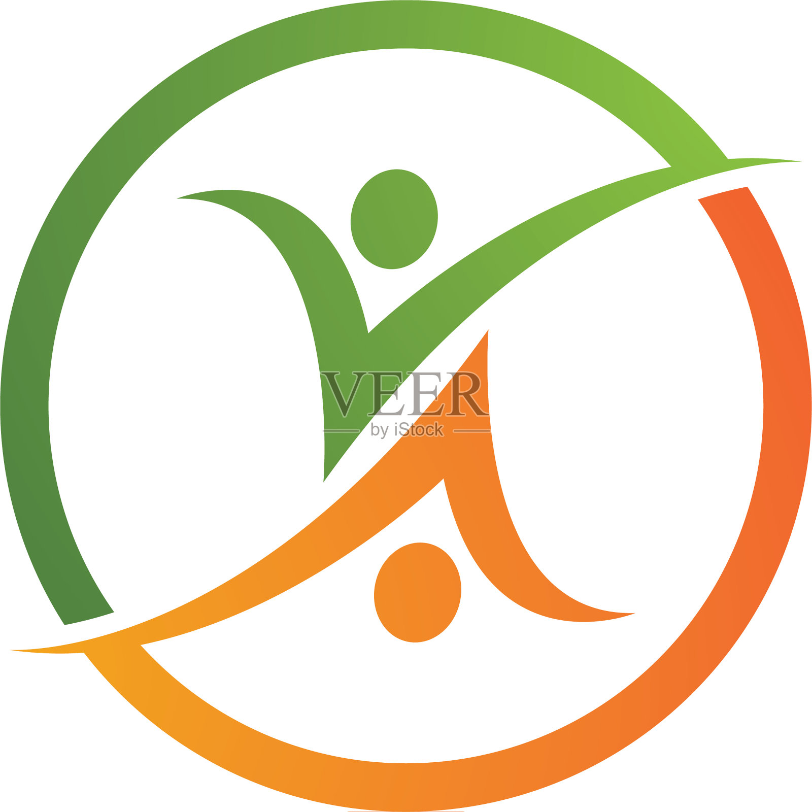 社区关怀标志模板设计元素图片