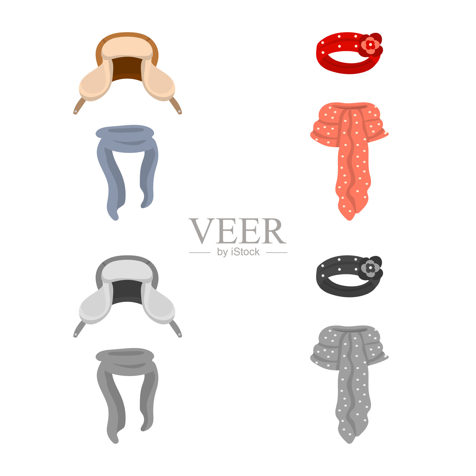 衣服和纹理图标插画图片素材