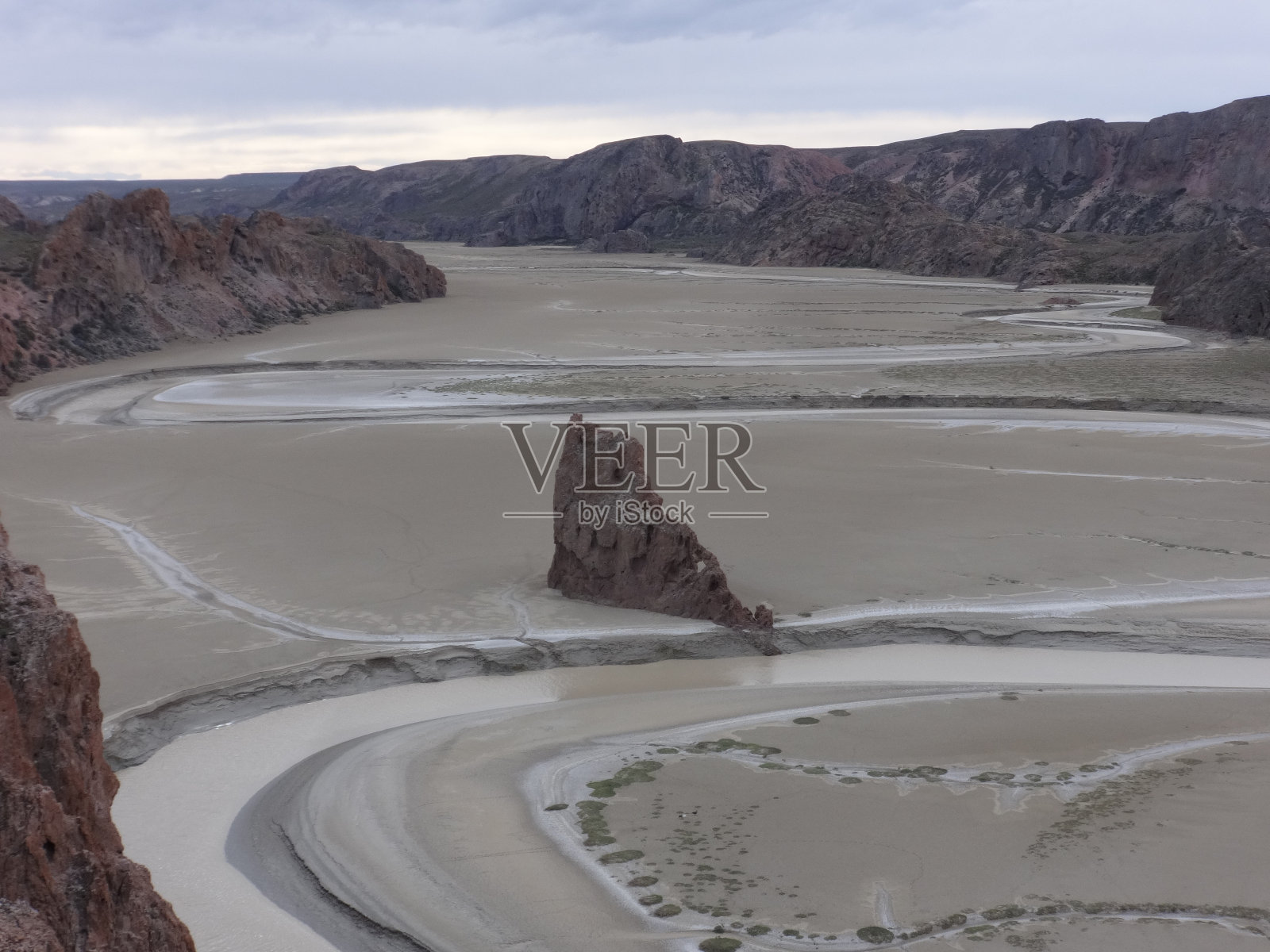 达尔文石，迪塞多河口照片摄影图片