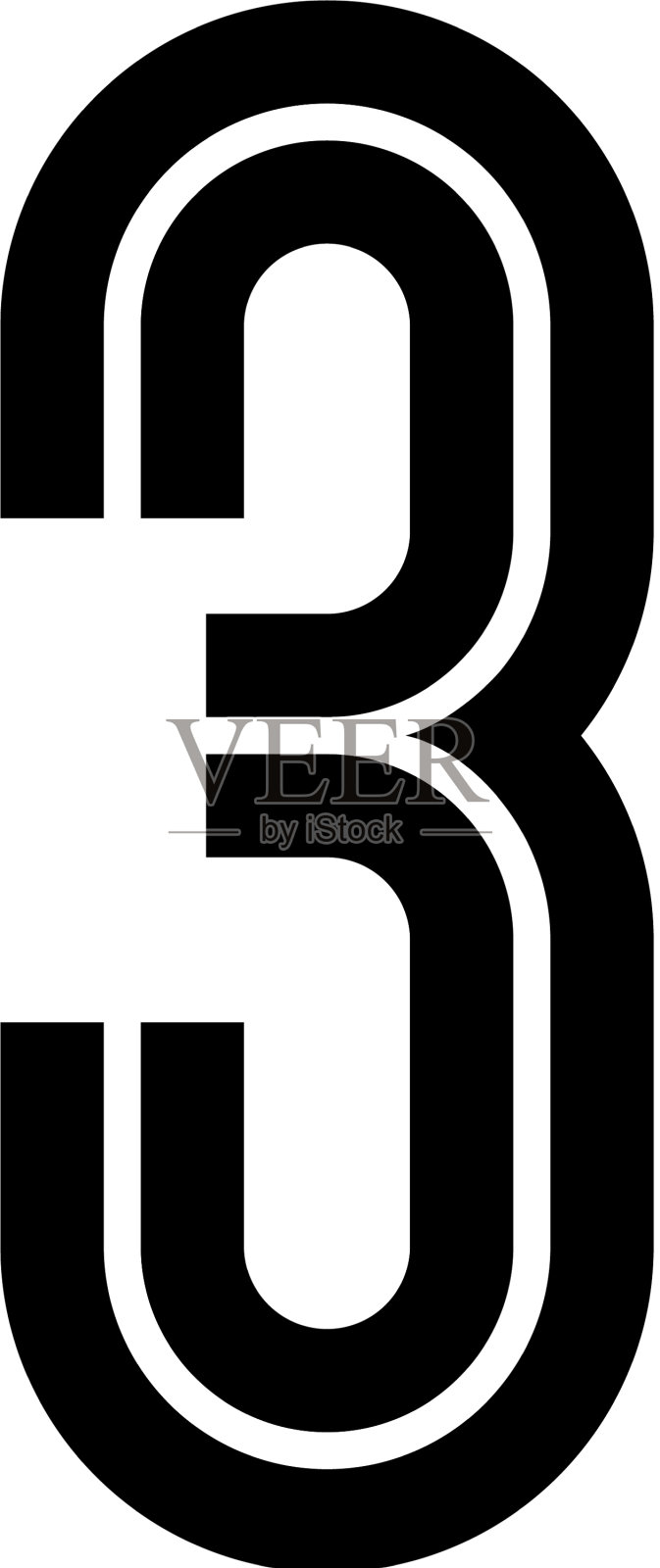 拉丁字母字体迪斯科风格的黑色插画图片素材