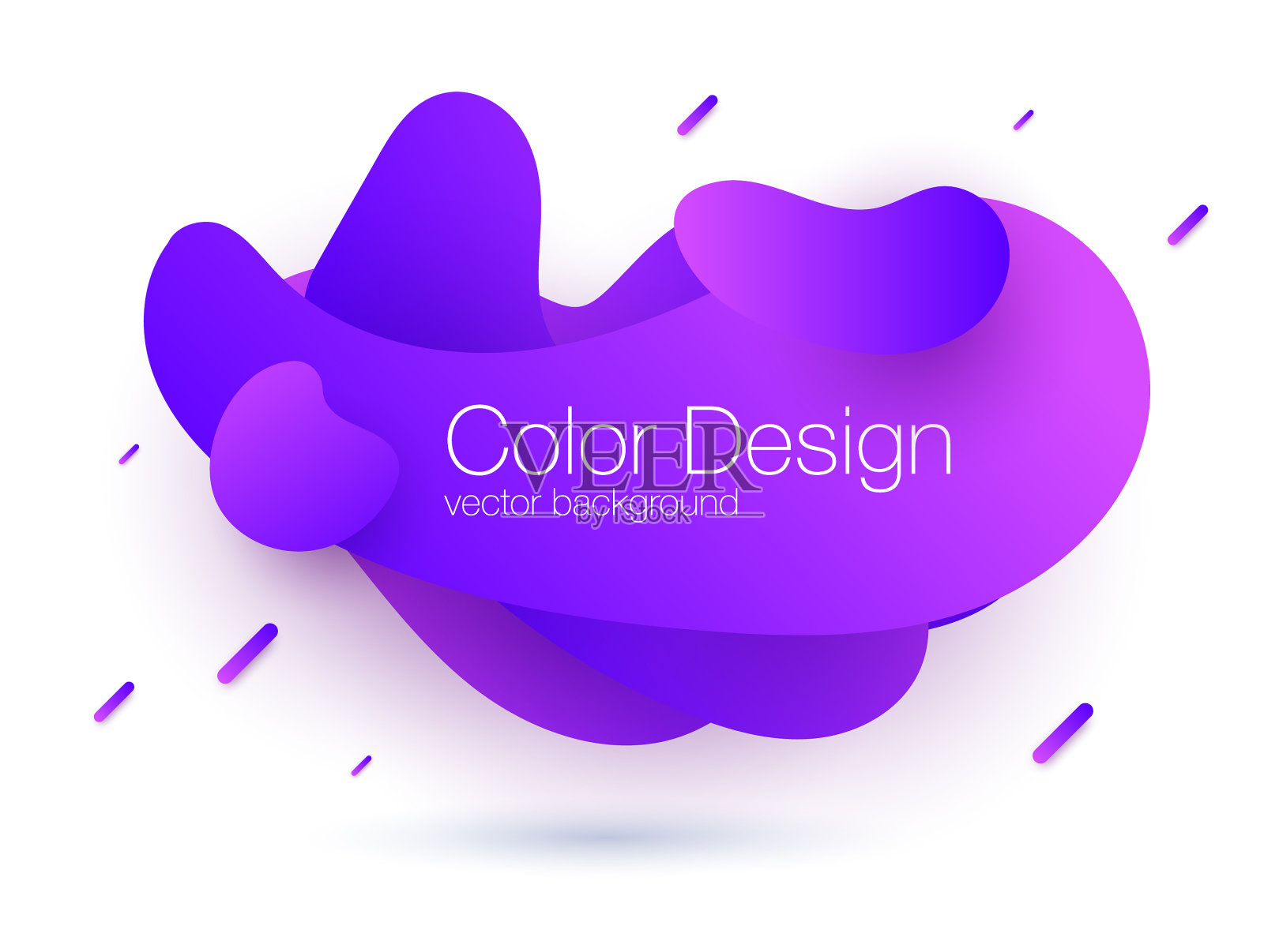 抽象的三维背景与剪纸形状的纸插画图片素材