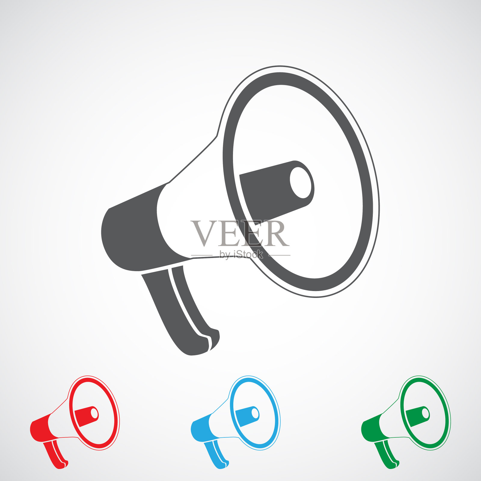 扩音器图标插画图片素材