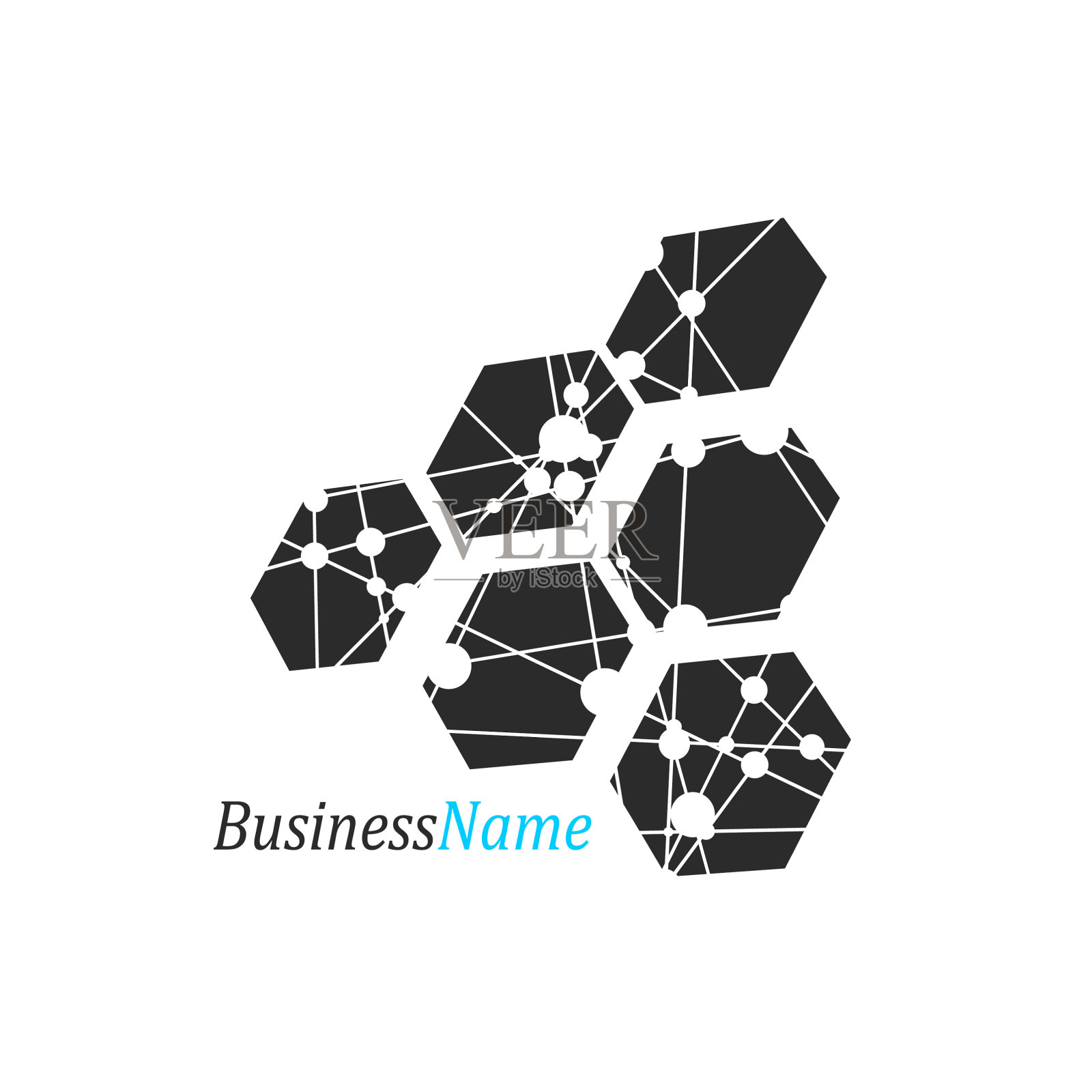 几何设计会徽设计元素图片