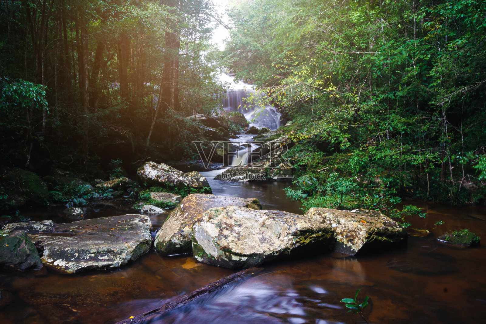 Pon Pob瀑布(Pon Pob悬崖)照片摄影图片