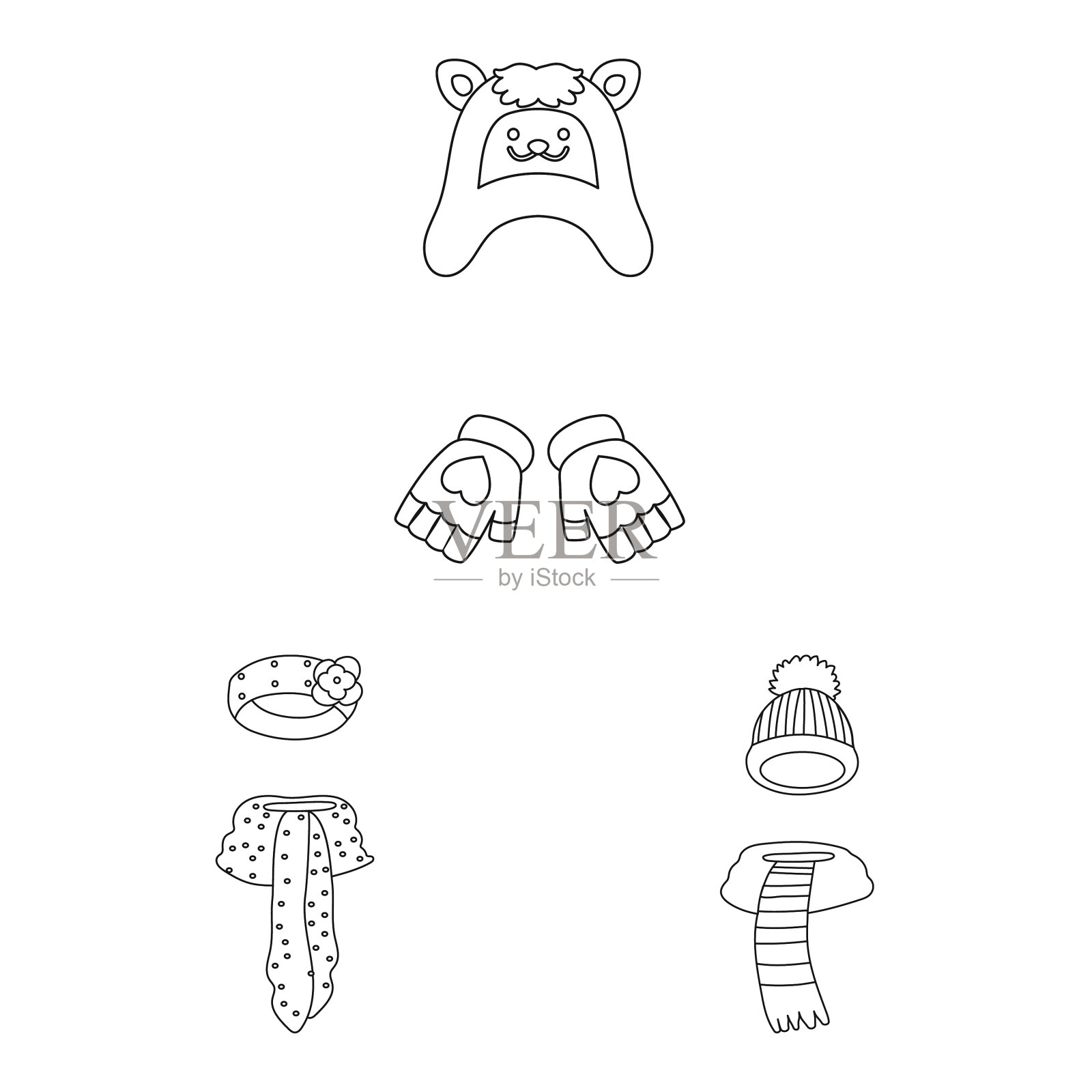 冬冷标志集图标素材